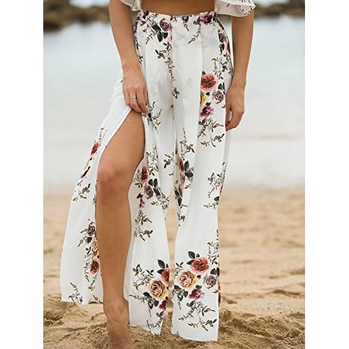 high waisted split pants