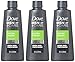 Dove Men+Care Body & Face Wash, Extra Fresh (Pack of 3) 3 oz each