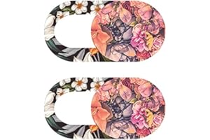 Camera Privacy Cover Flowers Style Privacy Sticker Laptop Stickers Smart Phone Privacy Shutter Slider Sticker - Random Color 