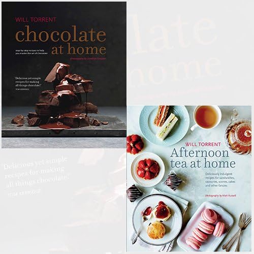 Chocolate at Home and Afternoon Tea at Home 2 Books Collection Set