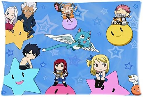Mark Fashion 20X30(Two Sides) New 2014 Free Shipping Japanese Anime Fairy Tail Kids Pillow Case