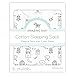 Amazing Baby Cotton Sleeping Sack, Wearable Blanket with 2-way Zipper, Black Little Village, Medium (6-12 mo)