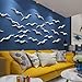 SR'DS ceramic Seagull birds wall crafts wallstickers hotel home decals/decorate/arts wall birds handmade 3D sculputure handicrafts (White)