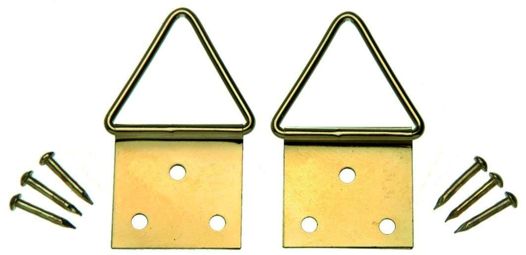 Pack of 100 Images Eyelets, Size 5 – Dimensions: 20 x 20 mm, with Nails, Picture Hanger, Hooks and Tabs