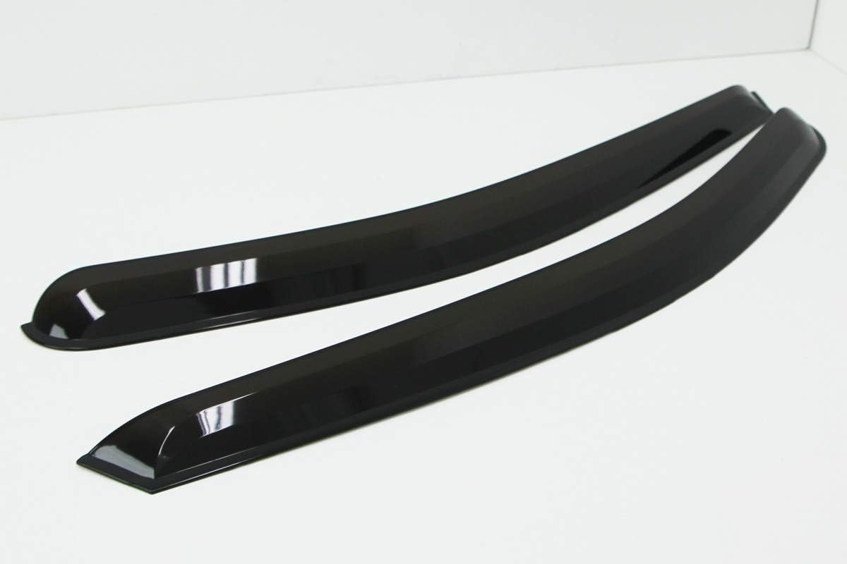 Auto Clover Wind Deflectors Set for Renault Master 2010-2025 (2 Pieces), Tinted Black - Image 4