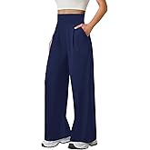 JEKAOYI Womens Wide Leg Yoga Pants High Waisted Loose Stretch Lounge Workout Gym Trousers with Pockets