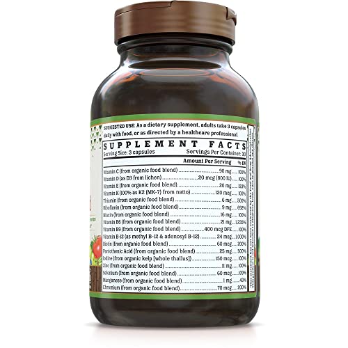 Organic Multivitamin For Men, Men's Multi Gold, 90 Capsules, Plant