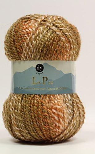 DY Choice LA PAZ Aran Knitting Yarn MOHAIR & ALPACA 100g 02 Rust