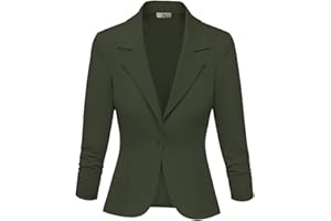Hybrid & Company Women Super Comfy Ponte Office Blazer