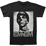 Eminem Skull Face Adult T-shirt - Black