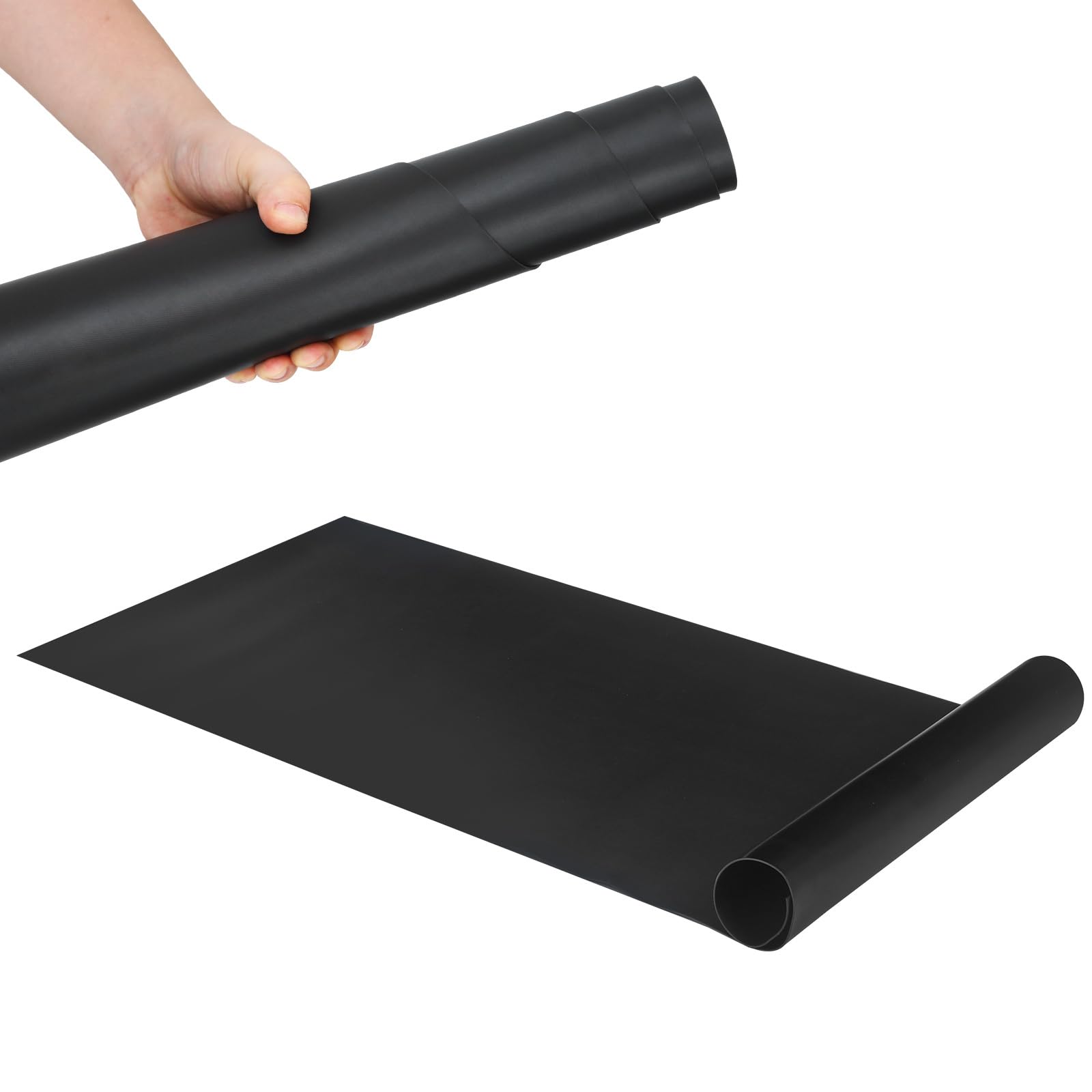 VILLCASE Anti Static Rubber Workbench Mat, Balck Silicone Heat Resistant Mat, Non Slip Table Pad, Silicone Worktop Protector for Woodworking Electronics Repair Garage Workbench or Table, 39X15.7 Inch