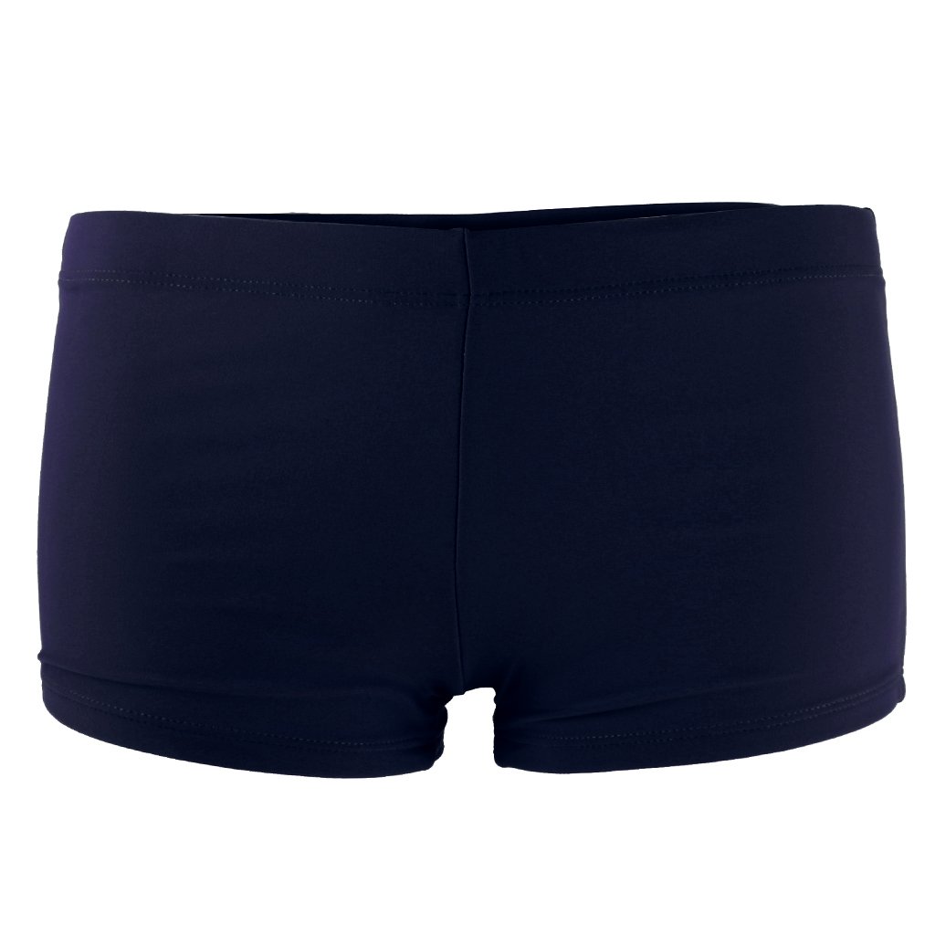 phenovo women plain bikini boy-short swim swimwear short brief bottoms gym m navy