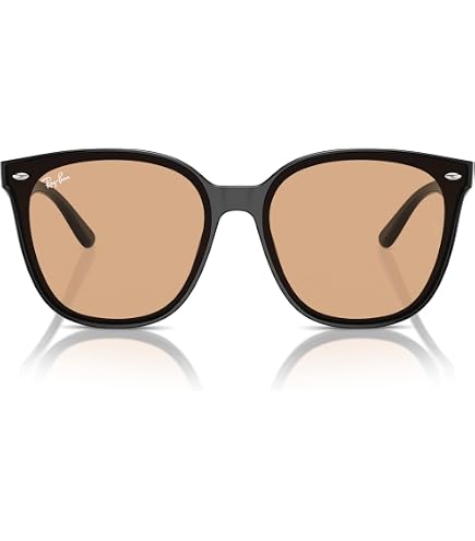Amazon.com: Ray-Ban RB4392D Sunglasses, Black/Blue, 66 mm