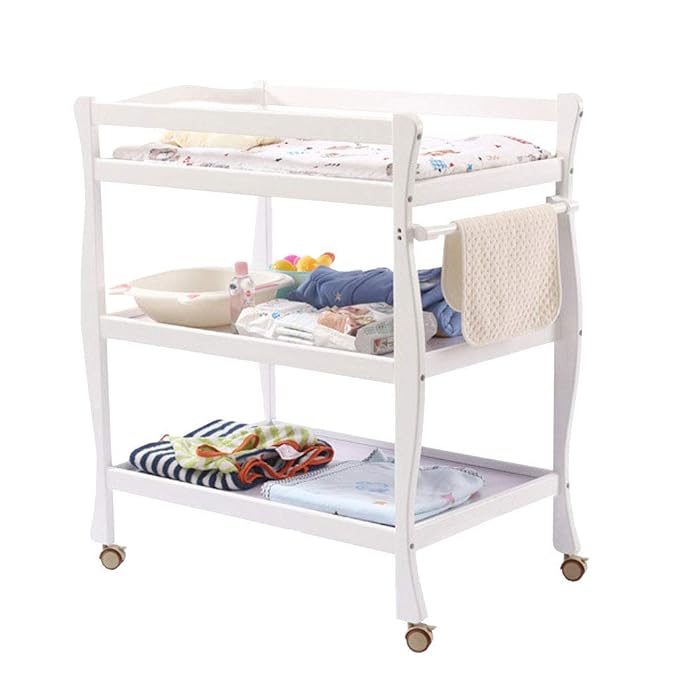 cherry wood baby changing table