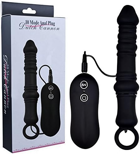 PURE DREAM QI 100% Medical Grade Silicone Multi Purpose Vibrating Prostate Massager, Dong,10-Frequency Vibrating Massager Unisex Stoker w/ Bonus Lubricant