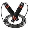 Skipping-Rope-Adult-Fitness-Speed-Jump-Rope-for-Exercise-with-Soft-Foam-Handles-for-Women-Men-Kids-Adjustable-Skip-Jumping-Ideal-for-Calorie-Fat-Burning-Home-Gym-Boxing-Workout-Training Skipping Rope Adult Fitness Women - Jump Ropes for Fitness with Soft Foam Handles For Women Men & Kids - Adjustable Skip…
