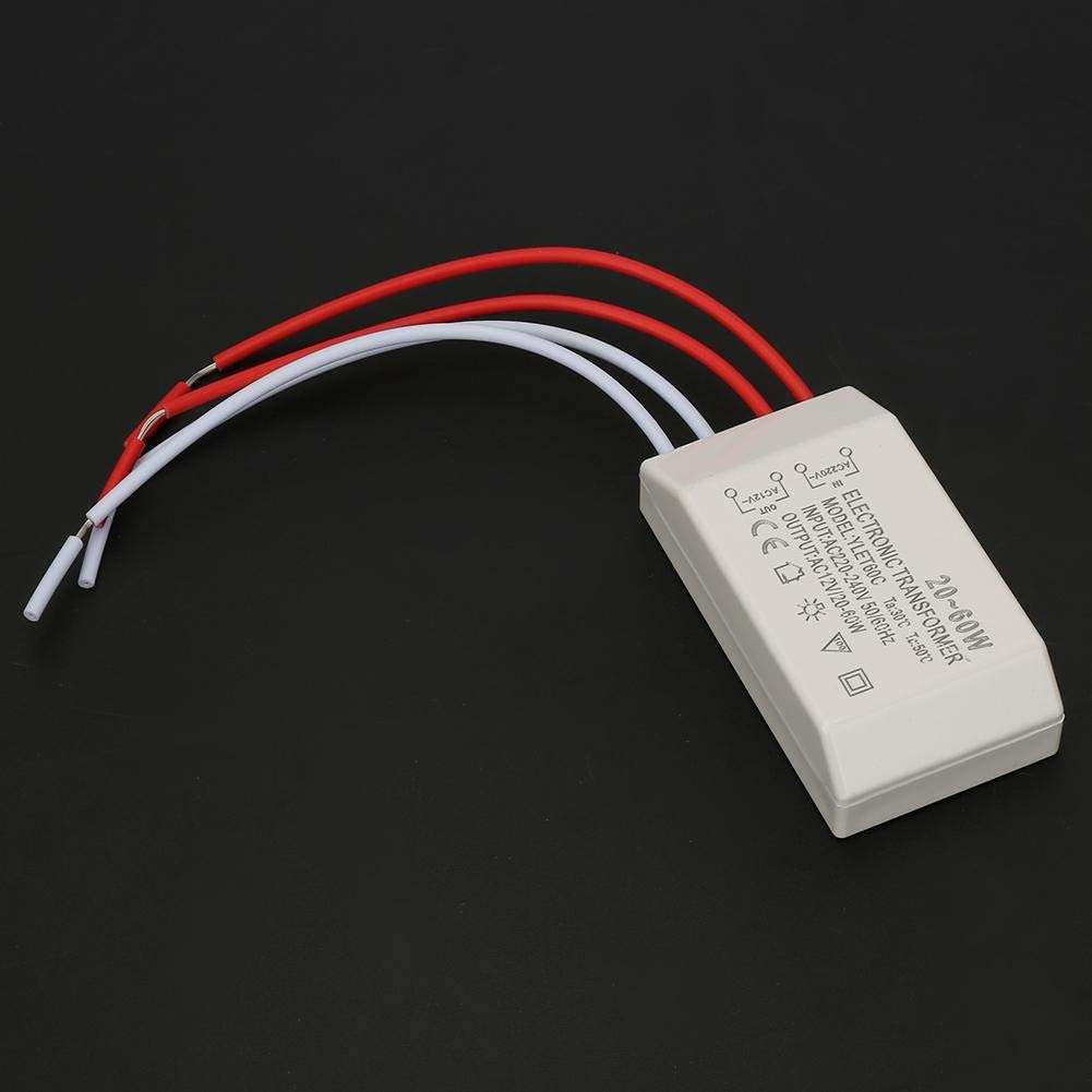 Electronic Transformer 220V to 12V Voltage Converter 20-60W Smart Power Supply Driver Adaptor for Halogen Lights - Image 4