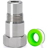 Aottykro Oxygen O2 Sensor Spacer, M18 X1.5 O2 Sensor Spacer Adapter Vehicle Part,Car Universal Oxygen Sensor Extender Made of