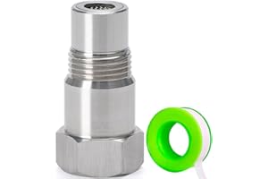 Aottykro Oxygen O2 Sensor Spacer, M18 X1.5 O2 Sensor Spacer Adapter Vehicle Part,Car Universal Oxygen Sensor Extender Made of