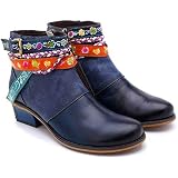 Gracosy Women's Waterproof Snow Boots - Warm Fur Lined Ankle Booties With Anti-Slip Sole