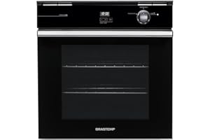 Forno de Embutir a Gás Brastemp 78 Litros Preto com Grill e Timer Touch - BOA84AE 220V