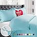 Nestl Twin Duvet Cover Set - Soft Double Brushed Light Blue Duvet Cover Twin/Twin XL, 2 Piece, with Button Closure, 1 Duvet Cover 68x90 inches and 1 Pillow Sham