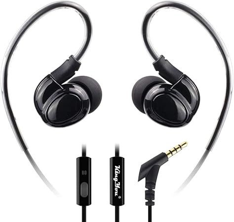Amazon Co Jp カナル型イヤホン 耳掛け式 高音質 外部ノイズ遮断 マイク付き リモコン付き 有線イヤホン インイヤー型 超軽量 防水 防滴 スポーツ用イヤフォン 着け心地抜群 Iphone Android各種対応 1年保証 Kingyou Kp05 家電 カメラ