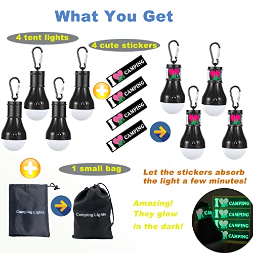 Etekcity Camping Lantern 2-Pack | 30 LED Battery Powered Lights For Emergency & Outdoor Use