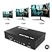 HDMI Splitter 1 in 3 4 Out,DRLSS V1.4 Powered 1x4 Ports Box Supports 4K@30Hz Full Ultra HD 1080P and 3D Compatible with PC STB Xbox PS4 PS3 Fire Stick Roku Blu-Ray Player HDTV