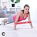 Chromatic Women's Yoga Capri Legging and Resistance Workout Loop Exercise Bands- Set of 5 with FREE Workout Instruction Sheet