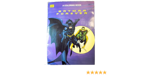 photo Batman Forever Coloring Book a coloring book batman forever golden