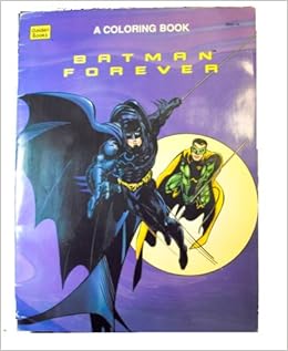 pics Batman Forever Coloring Book a coloring book batman forever golden