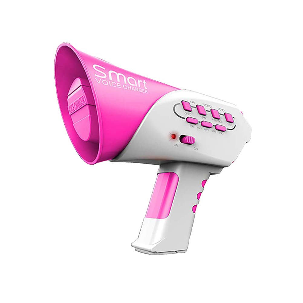 Photo 1 of LUOZZY Smart Voice Changer Toy for Kids Funny Megaphone Amplifier Toy Tricky Prank Toys for Boys Girls (Pink)(Pink)