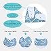WloveTravel Baby Bandana Drool Bibs, 8-Pack Unisex Bibs for Drooling and Teething, Gift Set with 100% Organic Cotton, Hypoallergenic Soft & Absorbent in 8 Unique Designs