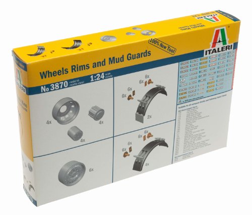 Italeri Wheels Rims and Mud Guards