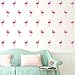 30 Pcs Flamingo Wall Art Stickers Removable Kids Nursery Vinyl Decal Decor Mural-Pink