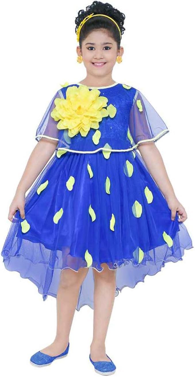 Girl's ALine Midi Dress Amazon.in Clothing & Accessories