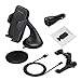 Wireless Car Charger with Fast Wireless Charging car mount for iPhone X 8/8, Samsung Note 8 Galaxy S8/S8 Plus, Galaxy S7/S6, S7 Edge/S6 Edge Note5 and All QI-enabled devices