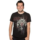 World of Warcraft Men's Horde Crest (Version 2) Premium T-Shirt (Black, X-Large)