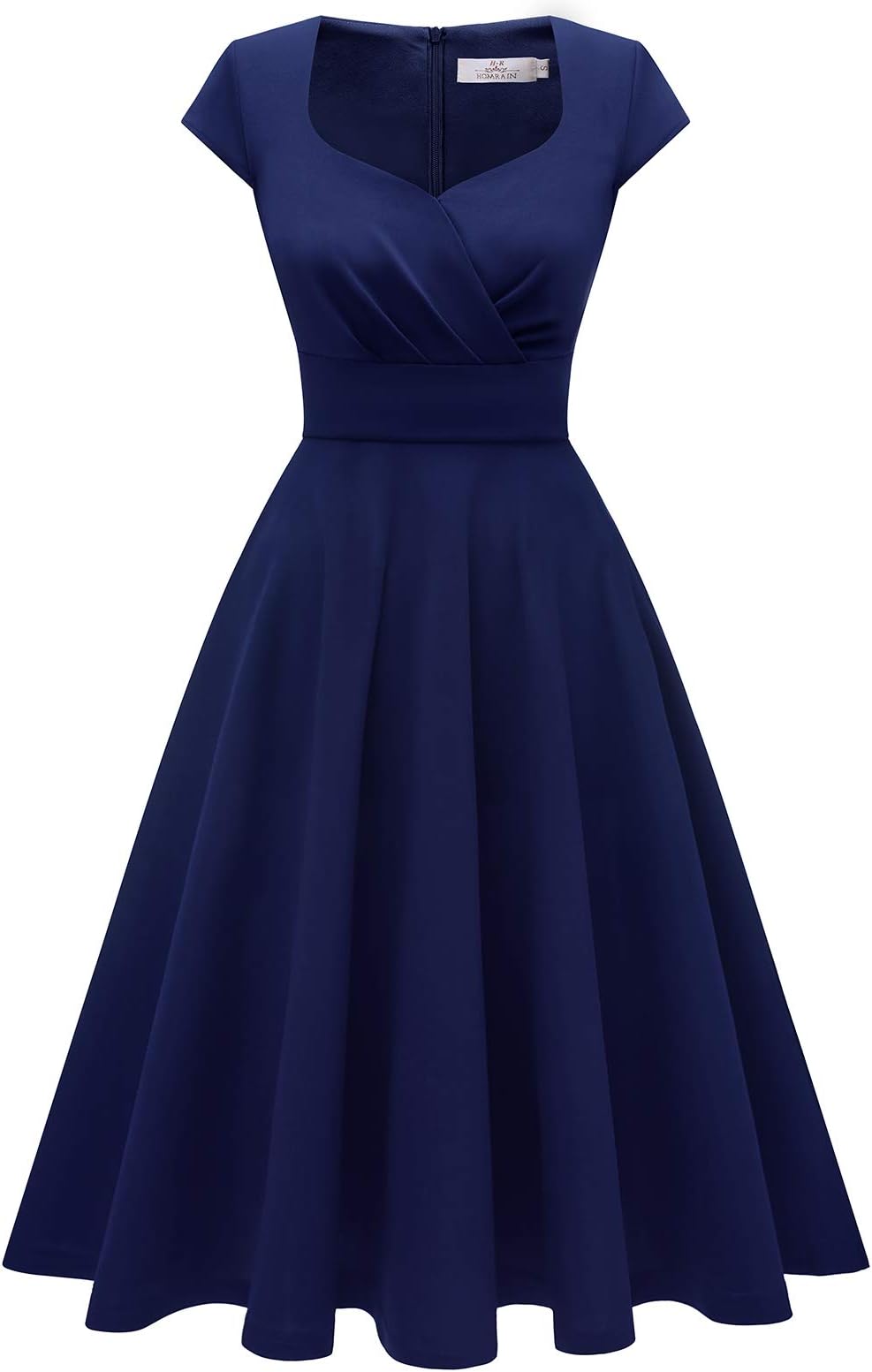 HomRain Women's 50s Vintage Retro A Line Rockabilly Cocktail Party Swing Dress