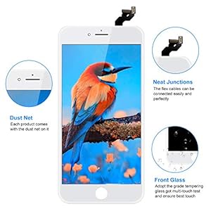 BuTure Schermo per iPhone 6S Plus (Bianco) - immagine 4