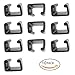 Wisteria Lane 10 Pcs Outdoor Patio Furniture Clips Rattan Chair Wicker Sectional Sofa Fasteners - Non Slip