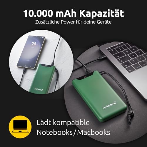 Powerbank F10000 - Externer Akku 10000mAh - USB-C PD & USB-A QC