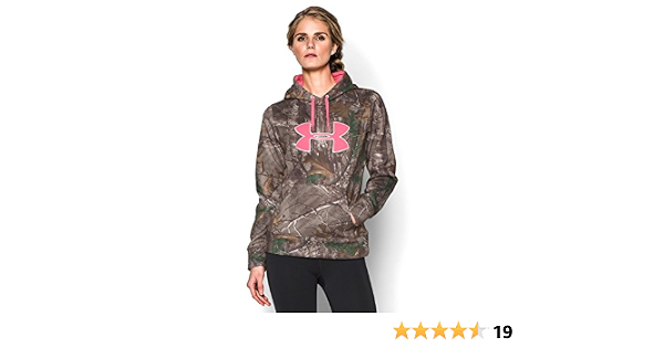 Amazon.com: Under Armour ColdGear Big Logo Sudadera con capucha para mujer  (Realtree Max 1) 1265757-910, Verde, M : Ropa, Zapatos y Joyería