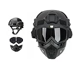 LEJUNJIE Adult Unisex Black Tactical Helmets with