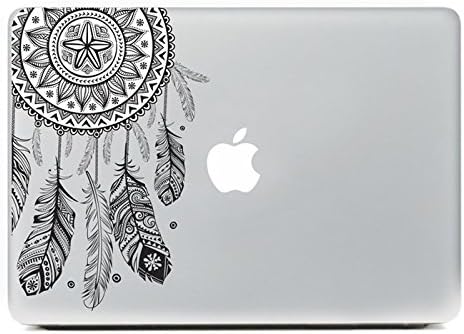 HotVinds Dream Catcher Pattern Removable Vinyl Decal Sticker Skin for Apple Macbook Air 13" Inch Pro 13" Inch