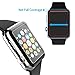 iWatch Screen Protectors, Badalink Tempered Glass Screen Protector [42mm] [2 Pack] [Not Full Coverage] for iWatch Series 3 2 & Series 1 (Clear)
