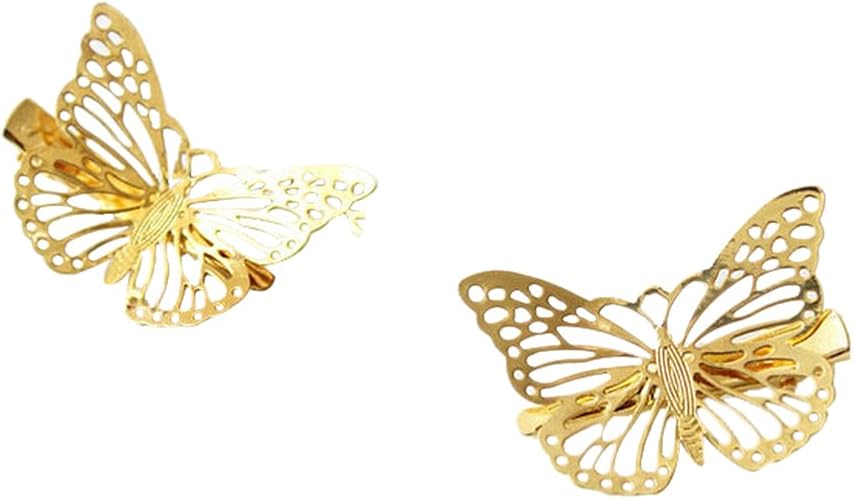 Amazon Com Laat Butterfly Hair Clips Hairpin Clips Women S
