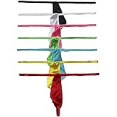 COMLIFE Mens Ice Silk T Back Thong Solid Color Sexy Low Rise Panties