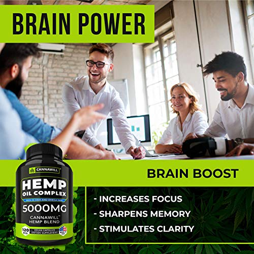 5 Hemp+Oil+Capsules+5000MG+Inflammatory